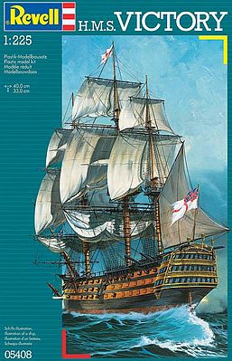  plastic model ship, model ships,HMS Victory -- Plastic Model Sailing Ship Kit -- 1/225 Scale -- #05408
