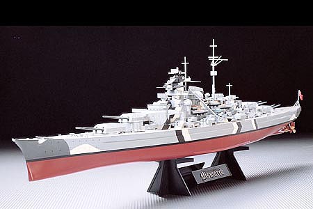 military,scale model ship,German Bismarck Battleship Boat -- Plastic Model Military Ship Kit -- 1/350 Scale -- #78013