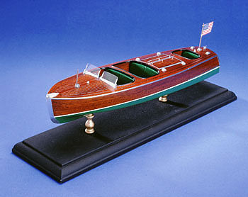 wood model ships, wood boats,Triple Cockpit 27' Barrel Back Kit