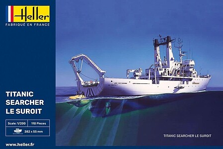  commercial plastic model ship,commercial ship,Le Suroit Titanic Salvage & Research -- Plastic Model Commercial Ship Kit -- 1/200 Scale -- #80615