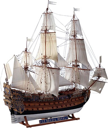  plastic model ship, model ships,Le Soleil Royal -- Plastic Model Sailing Ship Kit -- 1/100 Scale -- #80899