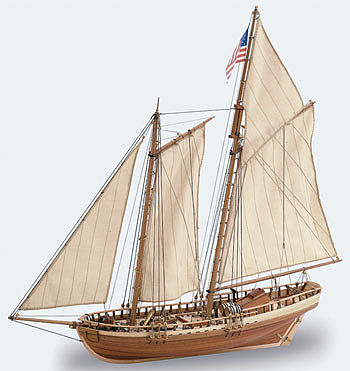 wood ships, wood boats,1/41 Virginia American Schooner