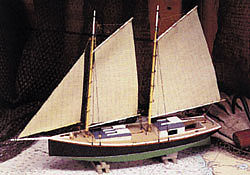 wood model ships, wood boats,Sharpie Schooner Kit