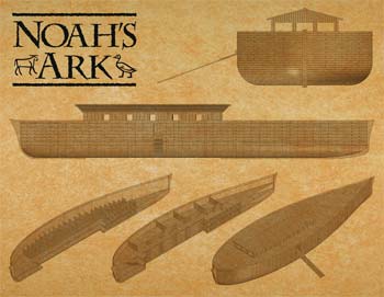  model ship,commercial ship,Noah's Ark in Cubit Scale -- Plastic Model Commercial Ship Kit -- 1/350 Scale -- #11316