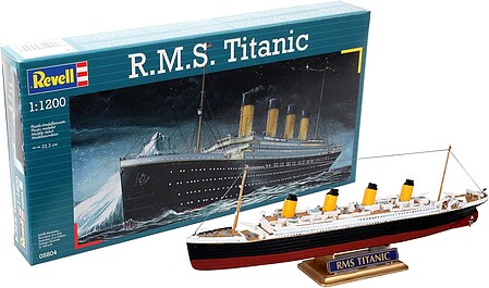  model ship, plastic model ship,RMS Titanic -- Plastic Model Commercial Ship Kit -- 1/1200 Scale -- #05804