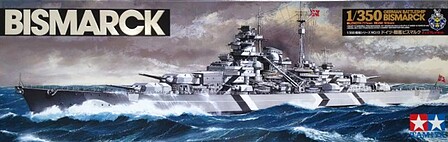 military,scale model ship,German Bismarck Battleship Boat -- Plastic Model Military Ship Kit -- 1/350 Scale -- #78013